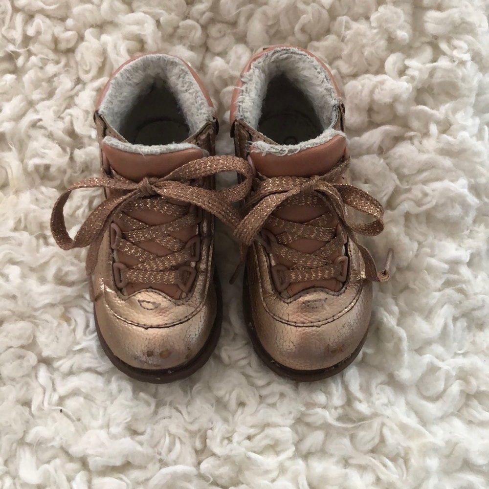 Cute golden booties